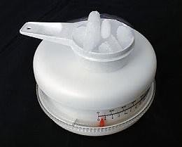 Weighing Dry Ice